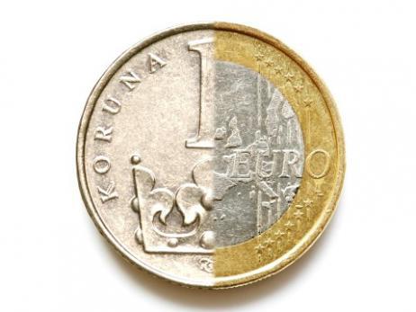 koruna euro koruna euro