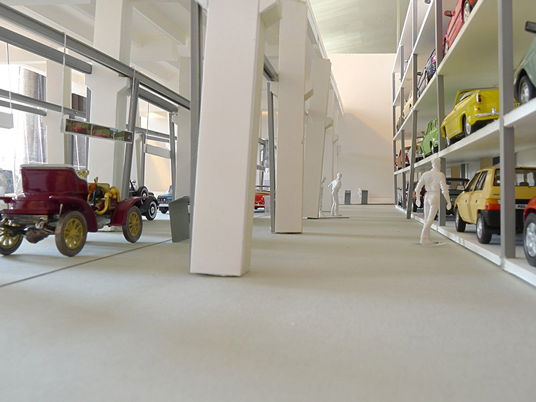 skoda museum interier