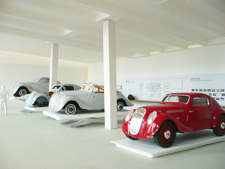 skoda museum interier